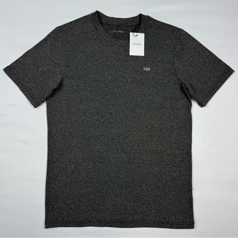 Pedal Mafia Mens Gym Shirt Sz Small Charcoal Grey Stretch Cycling Training B2